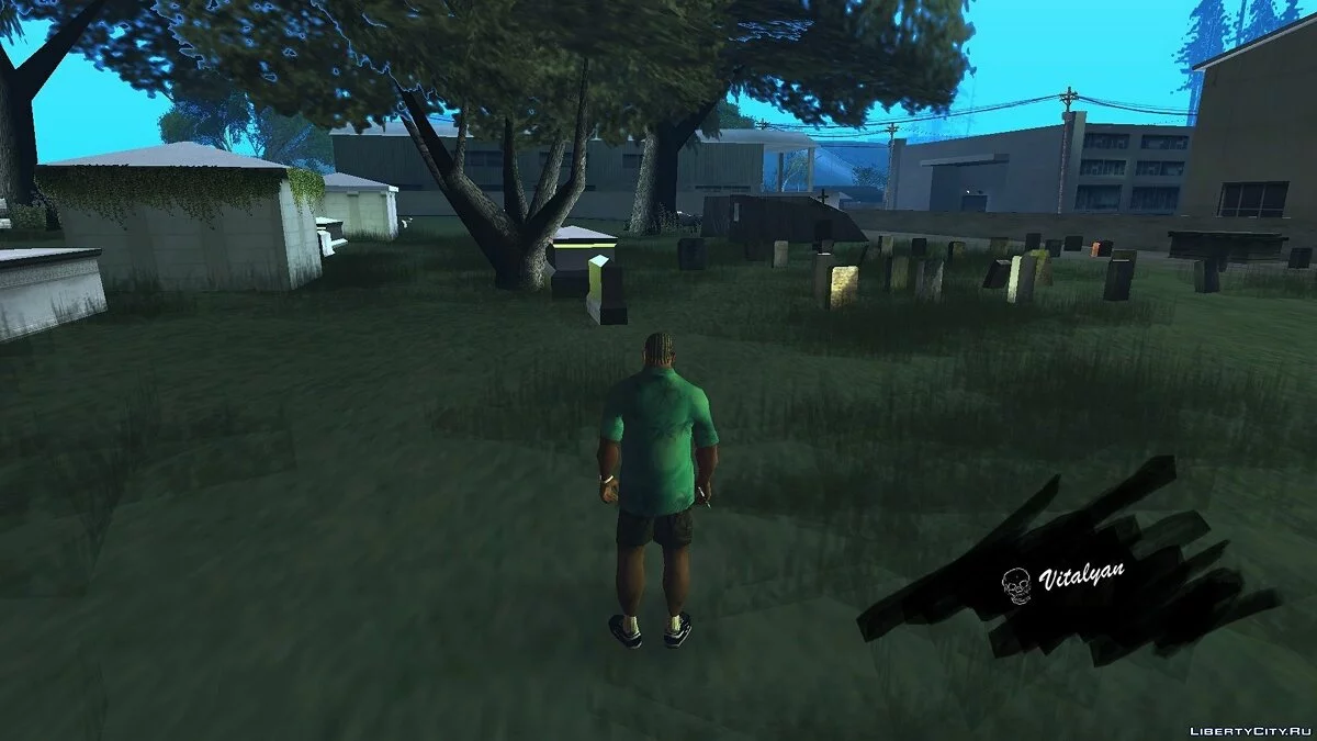 Новое кладбище. Блуберри / GTA San Andreas