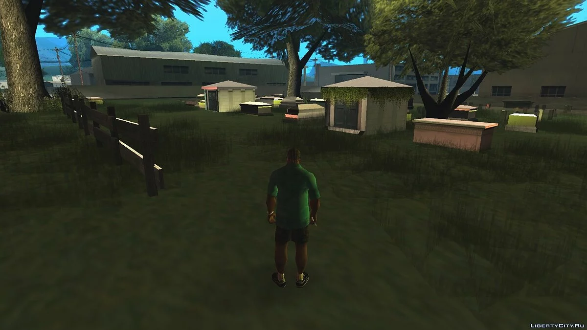 Новое кладбище. Блуберри / GTA San Andreas