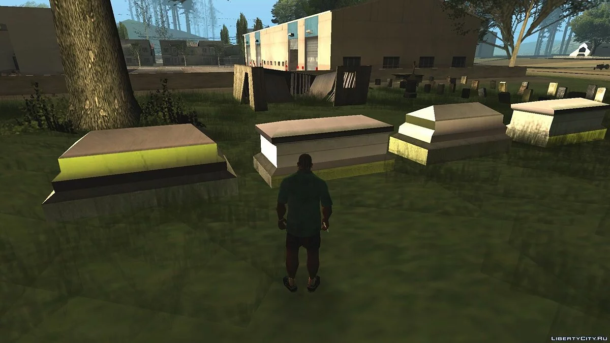 Новое кладбище. Блуберри / GTA San Andreas