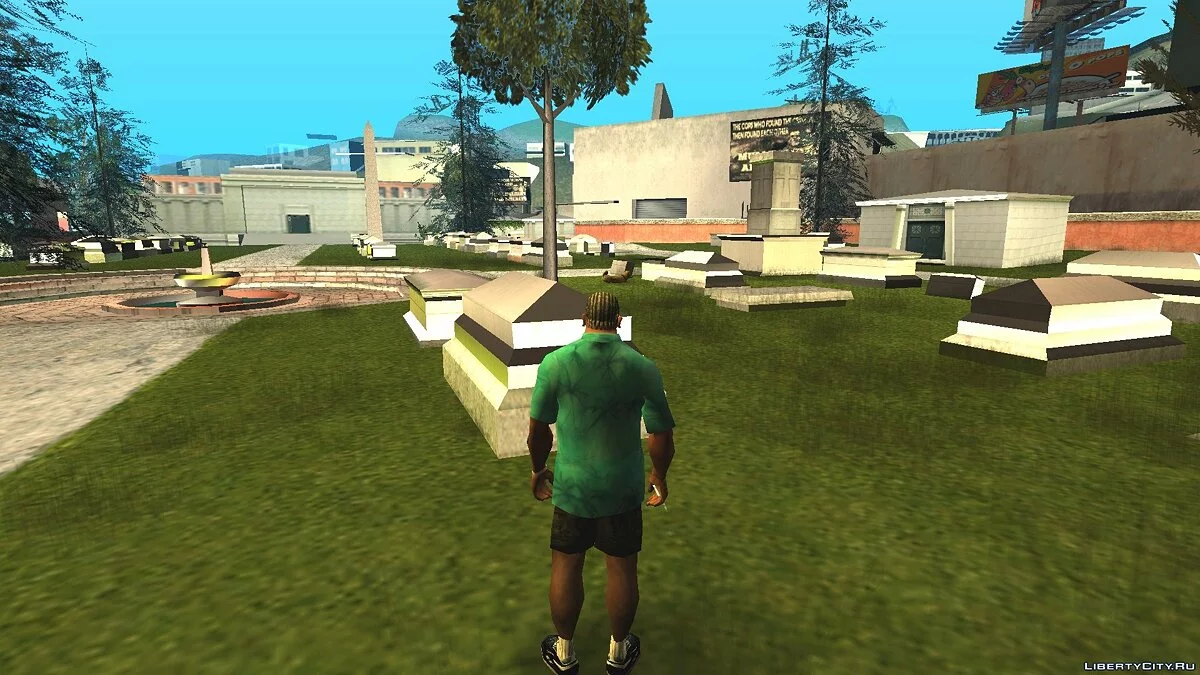 Собака у могилы хозяина как в GTA 5 / GTA San Andreas