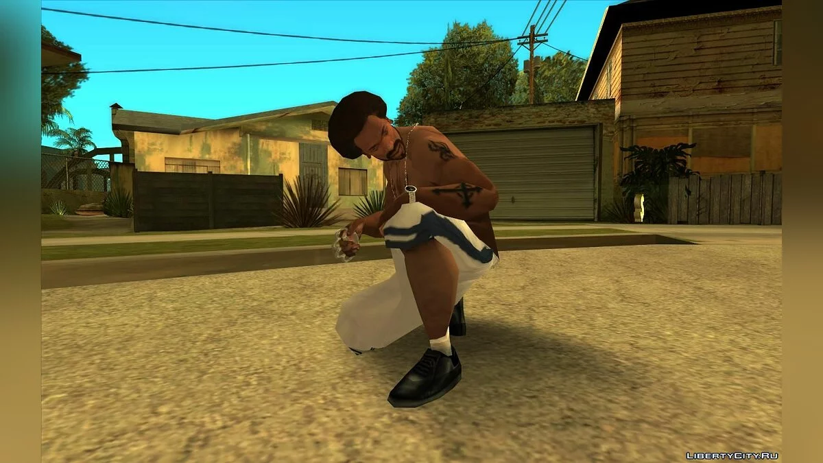 Карл поворачивает голову  / GTA San Andreas