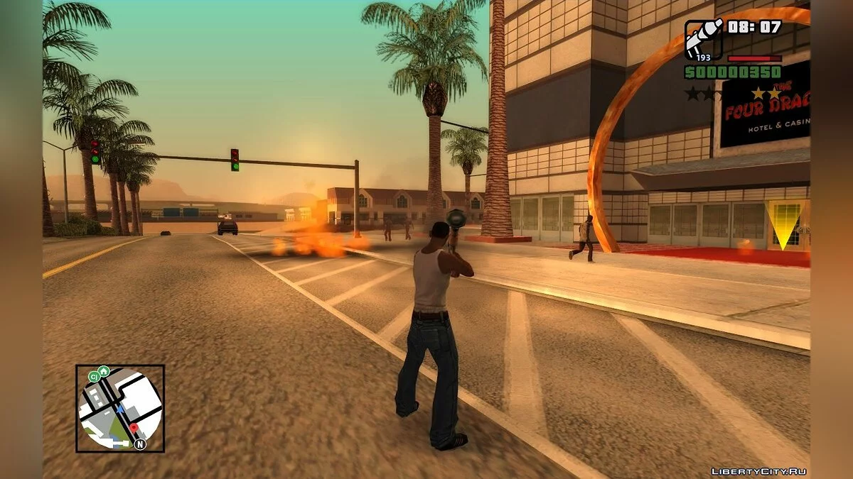 Нет розыска за посещение других городов / GTA San Andreas
