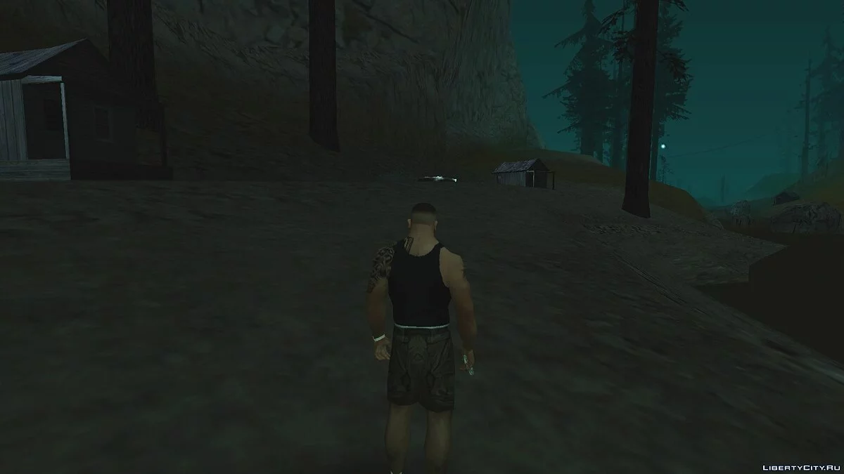 Затопленное кладбище Бэк-о-Бейонд / GTA San Andreas