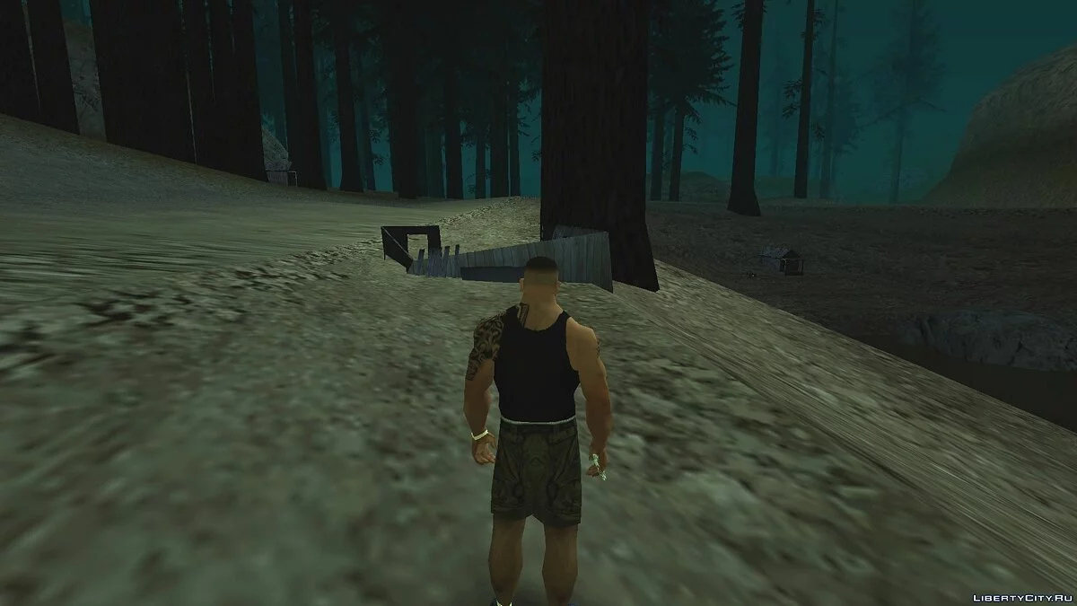 Затопленное кладбище Бэк-о-Бейонд / GTA San Andreas