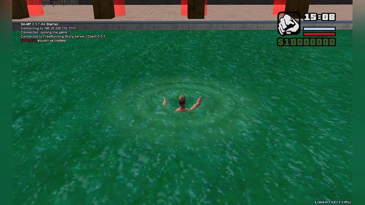 Прыжки в воду/WaterSplashMod (SAMP) / GTA San Andreas