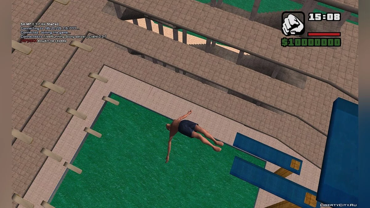Прыжки в воду/WaterSplashMod (SAMP) / GTA San Andreas