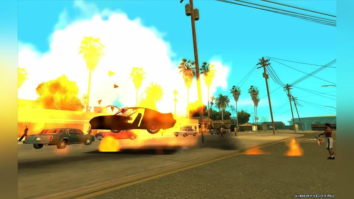 Утечка масла V3 (CLEO+) / GTA San Andreas