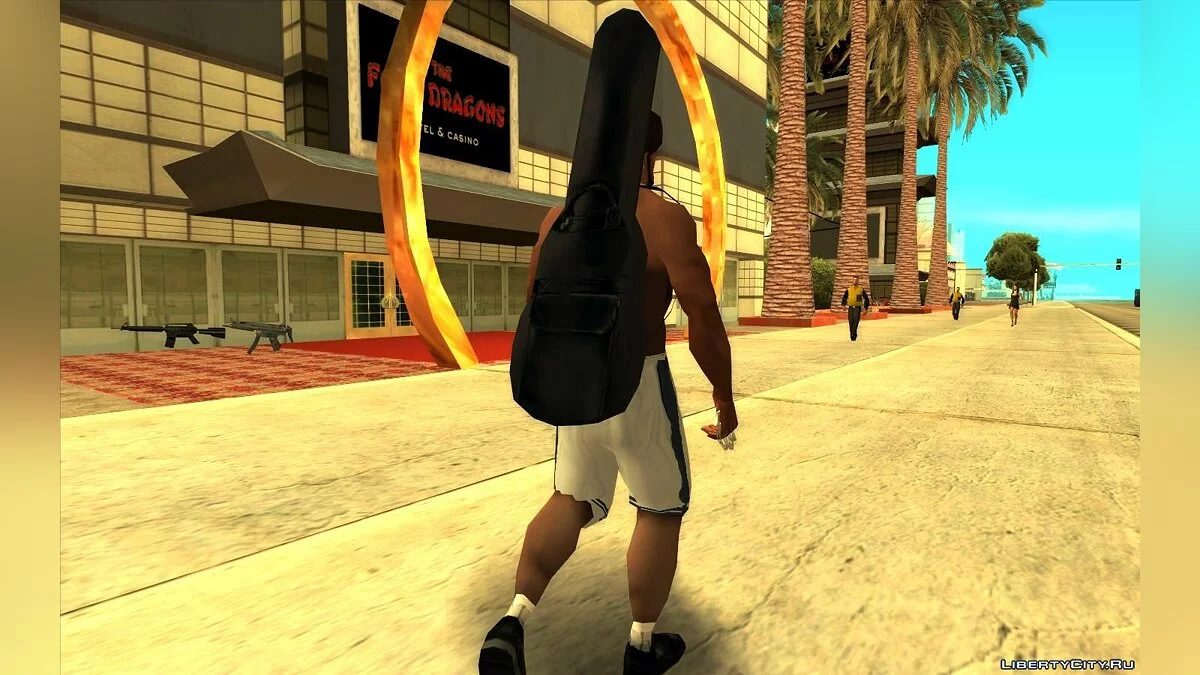 Сиджей играет на гитаре / GTA San Andreas