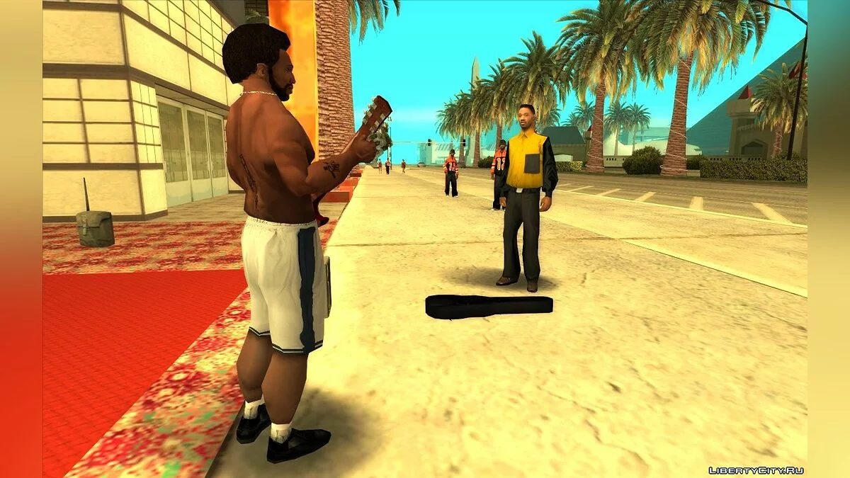Сиджей играет на гитаре / GTA San Andreas