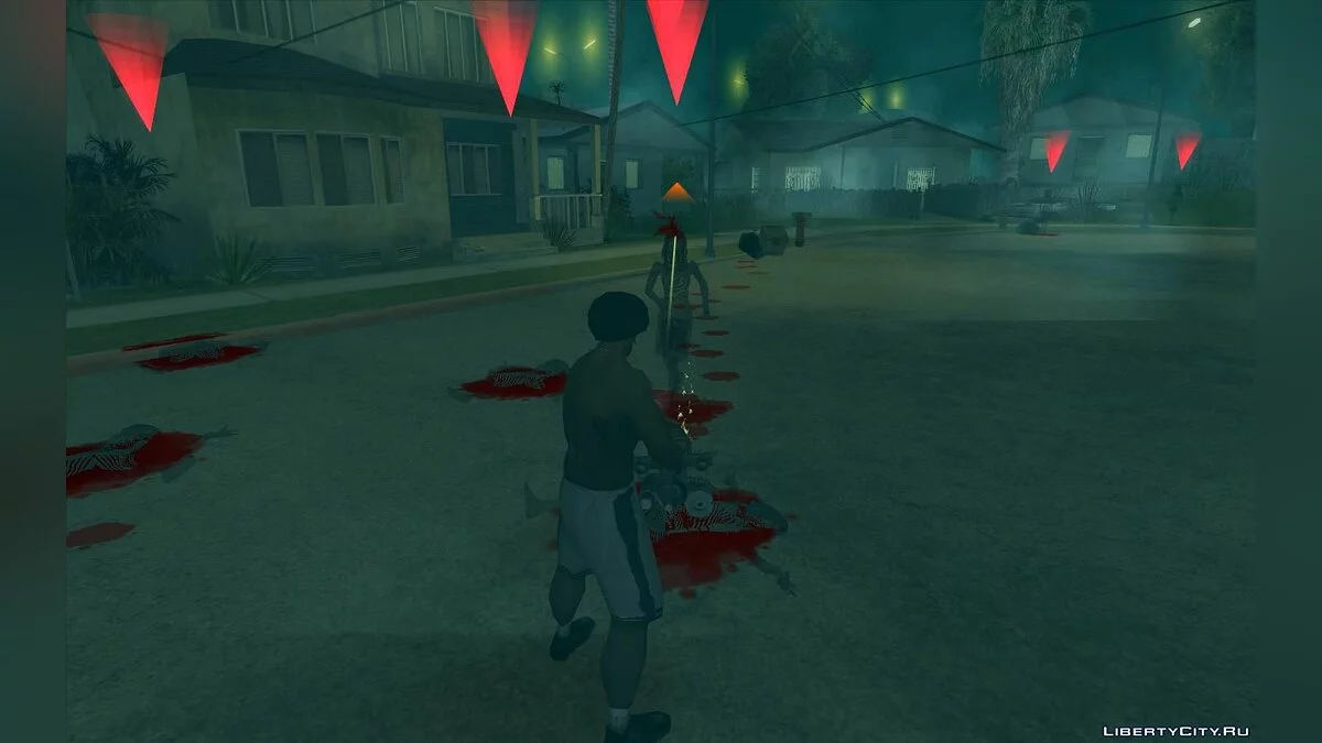 Атака призраков на Grove Street v1 (CLEO-миссия) / GTA San Andreas