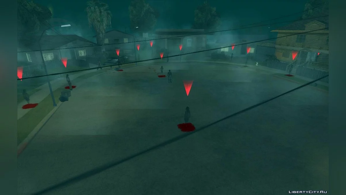 Атака призраков на Grove Street v1 (CLEO-миссия) / GTA San Andreas