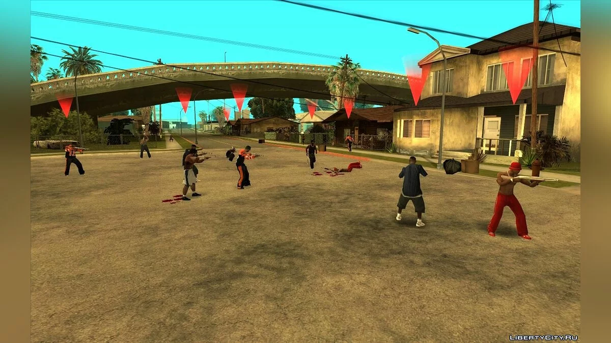 Матч смерти на Grove Street (CLEO-миссия) / GTA San Andreas