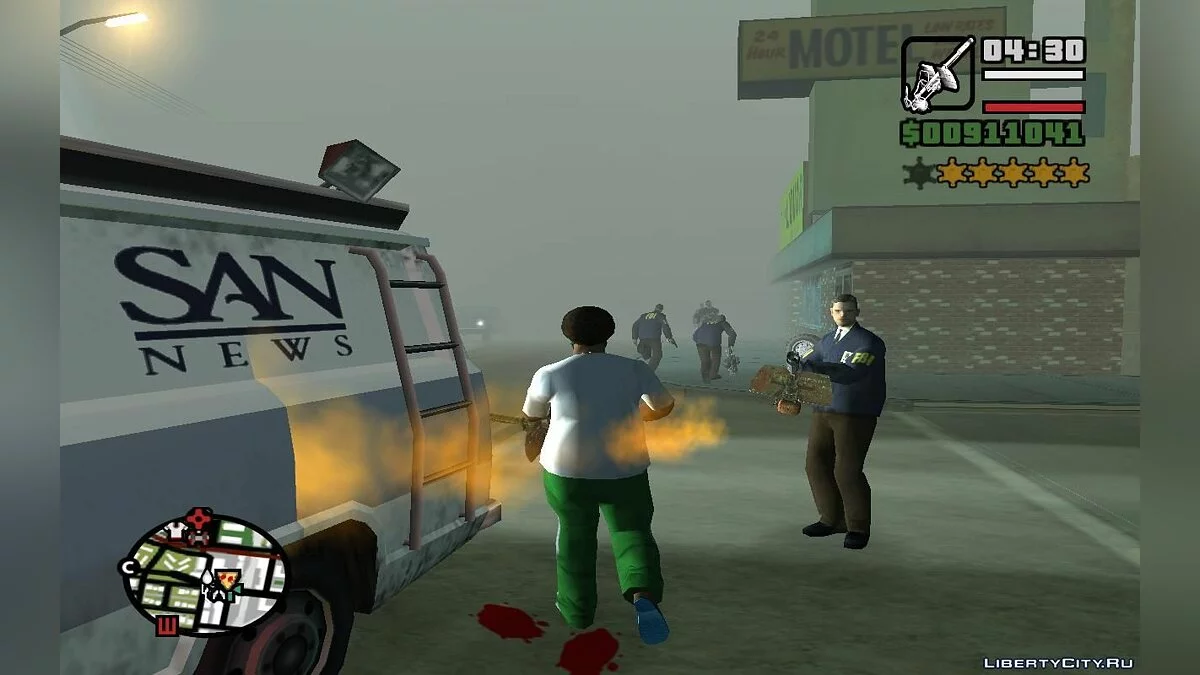 Случайное оружие, здоровье и меткость у всех силовиков (SA) 1.4 / GTA San Andreas