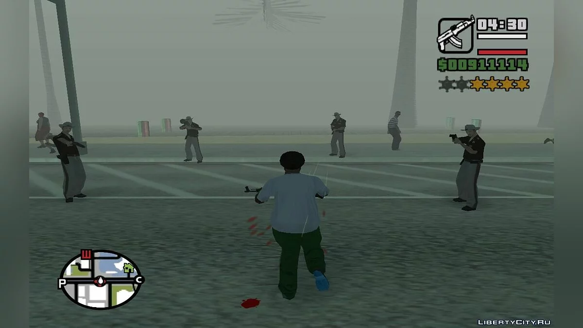 Случайное оружие, здоровье и меткость у всех силовиков (SA) 1.4 / GTA San Andreas