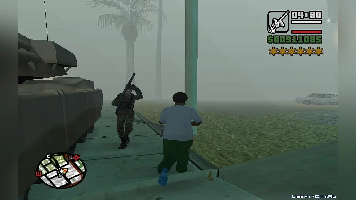 Случайное оружие, здоровье и меткость у всех силовиков (SA) 1.4 / GTA San Andreas