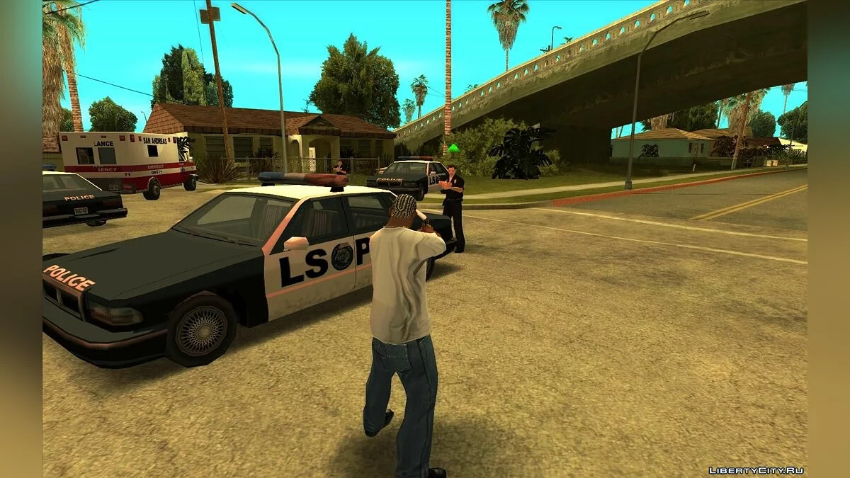 Обезоружить противника / GTA San Andreas