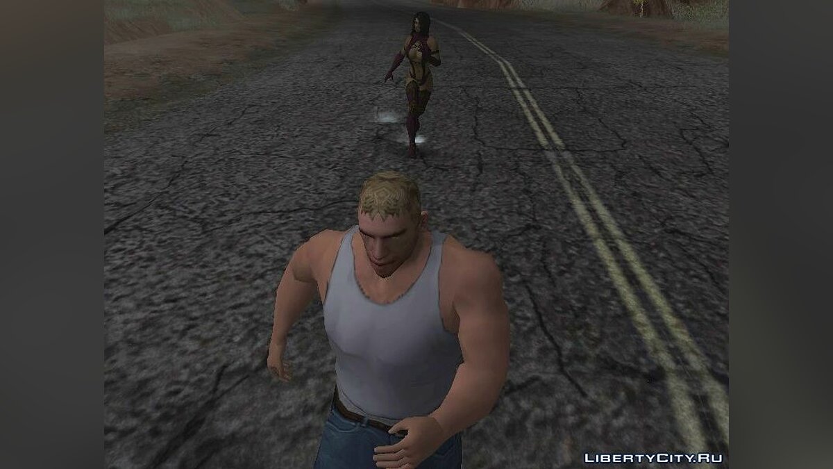 Скачать Mileena's Blowjob Attack для GTA San Andreas