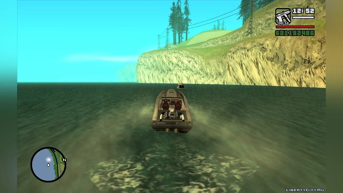 Морской радар (Судно обозначено на радаре) / GTA San Andreas