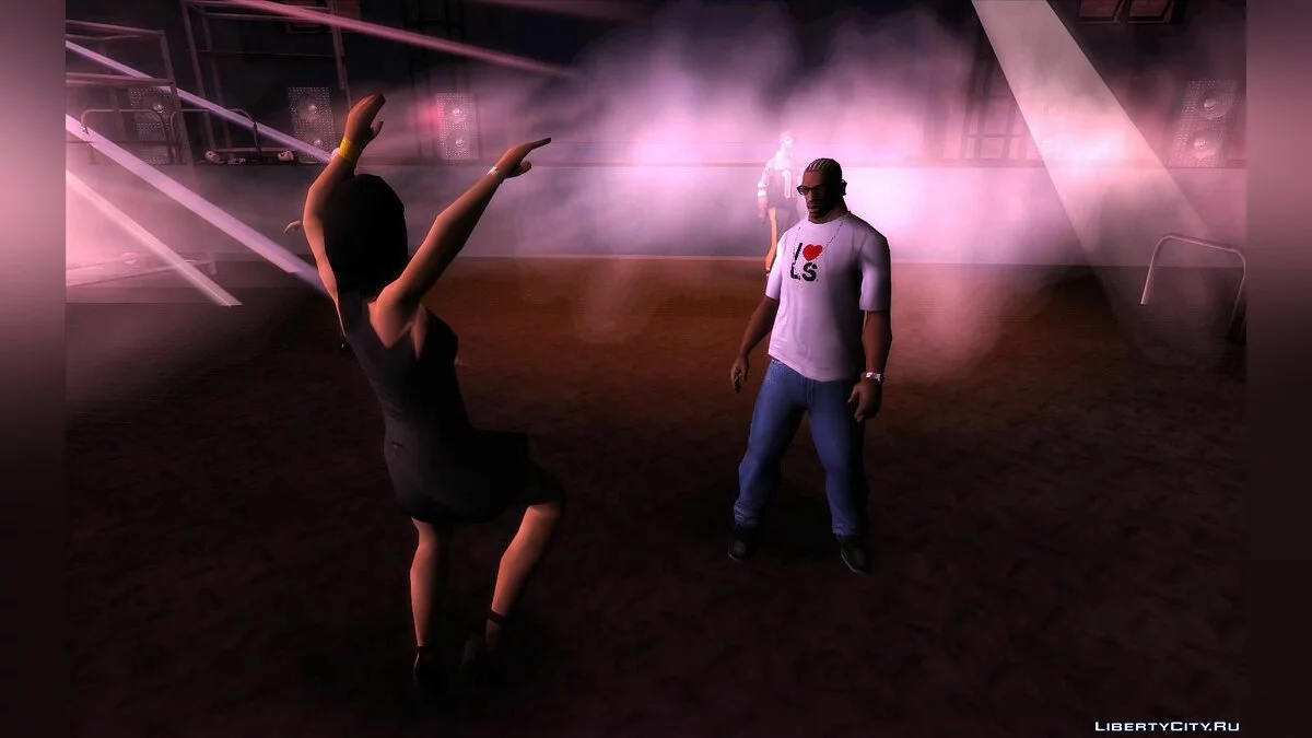 Приглушенная музыка, возле ночных клубов / GTA San Andreas