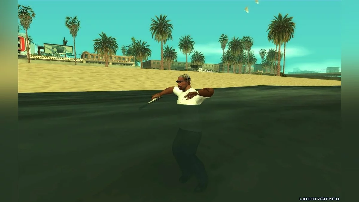 Затрудненное передвижение в воде / GTA San Andreas