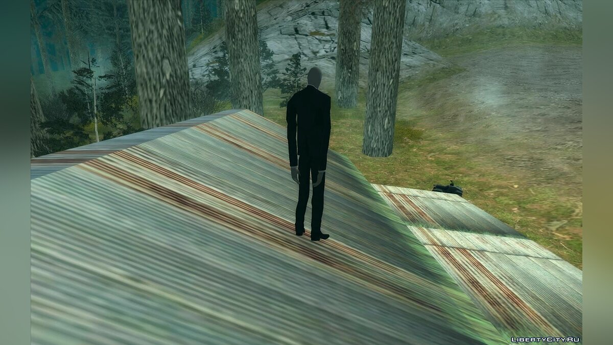 Скачать Slenderman: The Eight Pages Mod v1.6 для GTA San Andreas