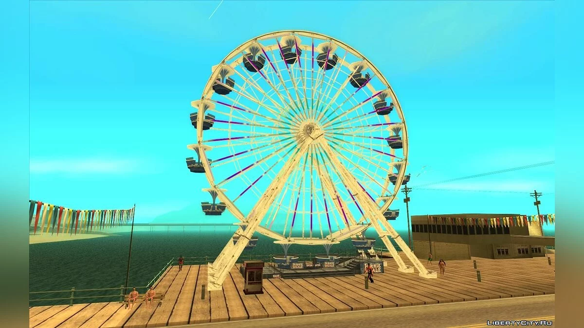 Вращающееся колесо обозрения из GTA 5 (Обновление от 10.02.2022) / GTA San Andreas