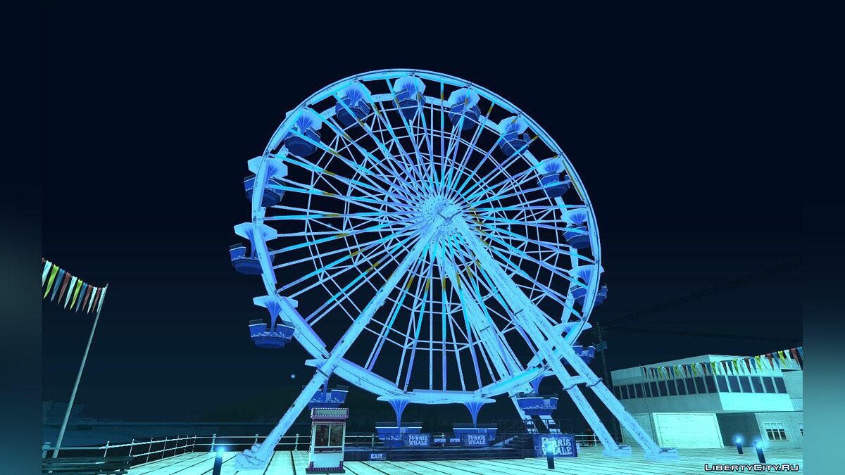 Вращающееся колесо обозрения из GTA 5 (Обновление от 10.02.2022) для GTA San Andreas - Картинка #4