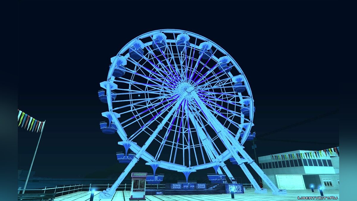 Вращающееся колесо обозрения из GTA 5 (Обновление от 10.02.2022) для GTA San Andreas - Картинка #6