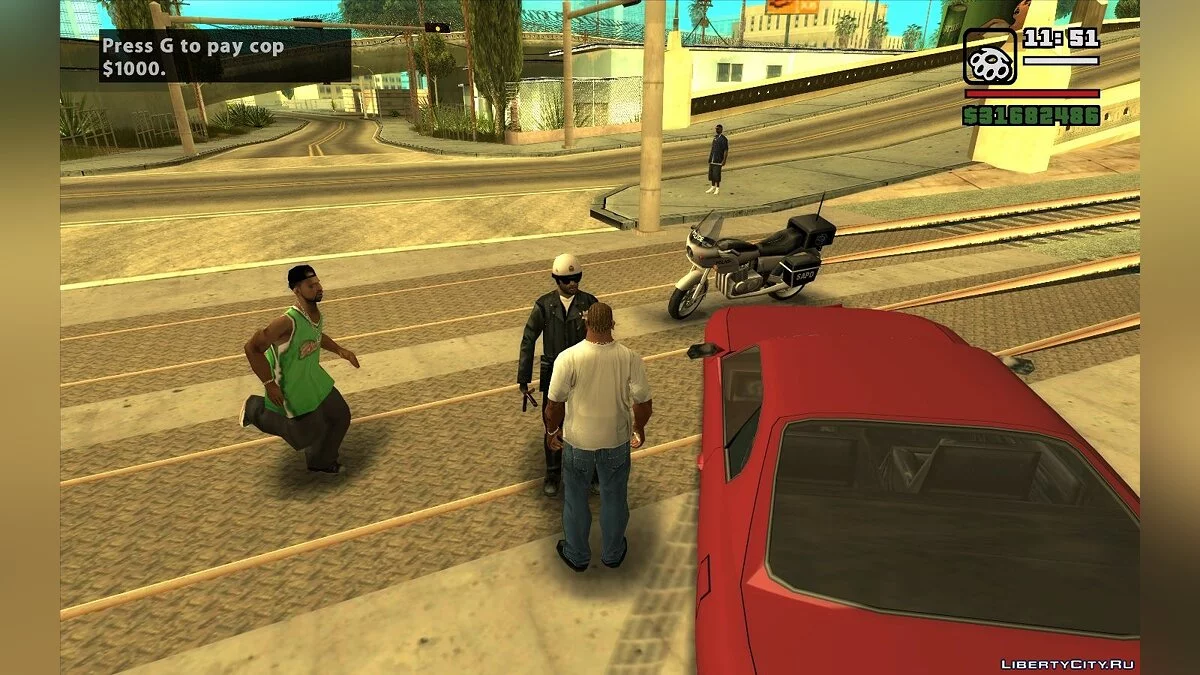 Дать взятку полиции / GTA San Andreas
