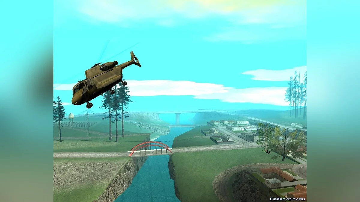Фикс движка вертолета / GTA San Andreas