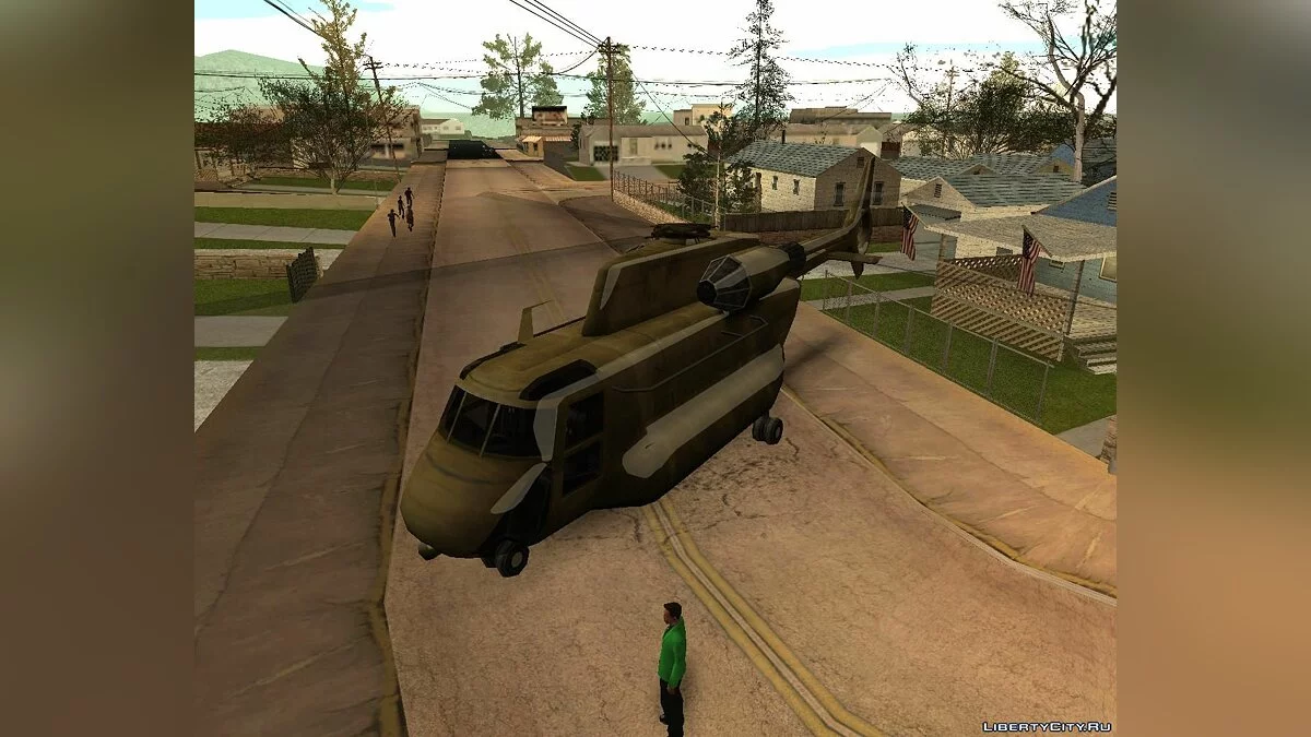 Фикс движка вертолета / GTA San Andreas