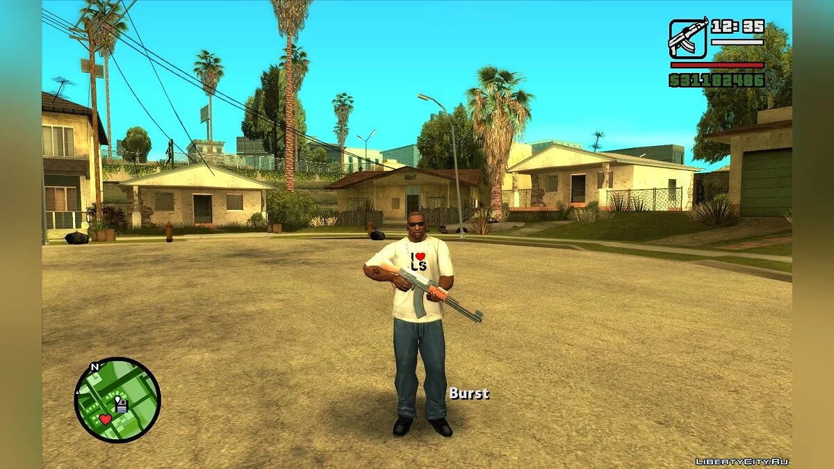 FireType - Возможность изменить тип стрельбы v5.1 / GTA San Andreas