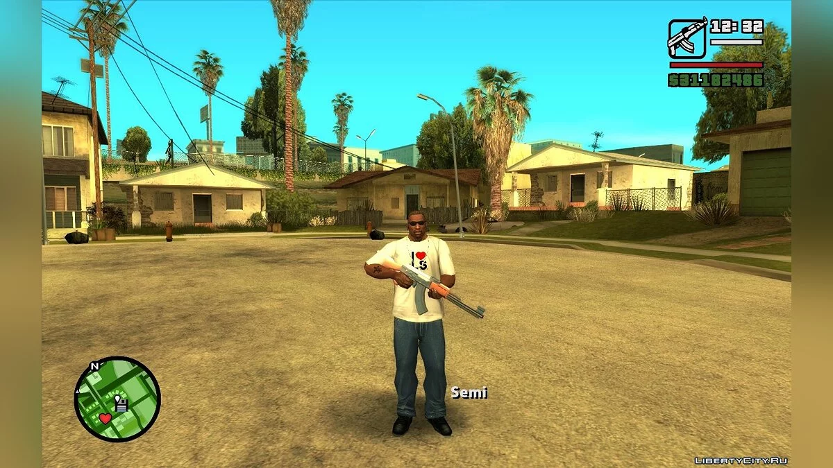 FireType - Возможность изменить тип стрельбы v5.1 / GTA San Andreas