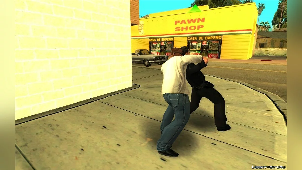Новый ракурс камеры при стелс-убийстве / GTA San Andreas