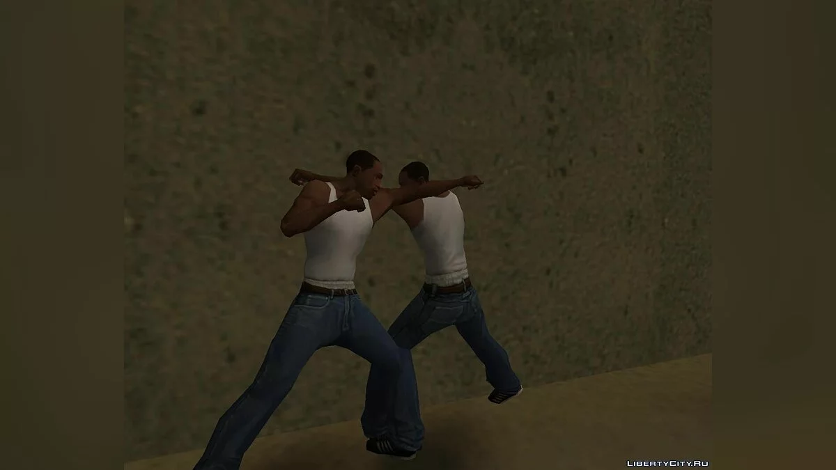 Zeroped mod - клоны Си-Джея ходят синхронно / GTA San Andreas
