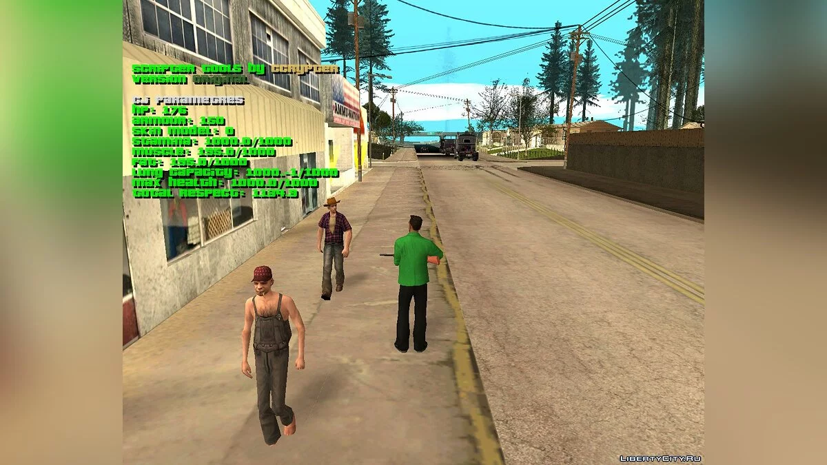 Scripter Tools - отображение всей информации прямо на экран / GTA San Andreas