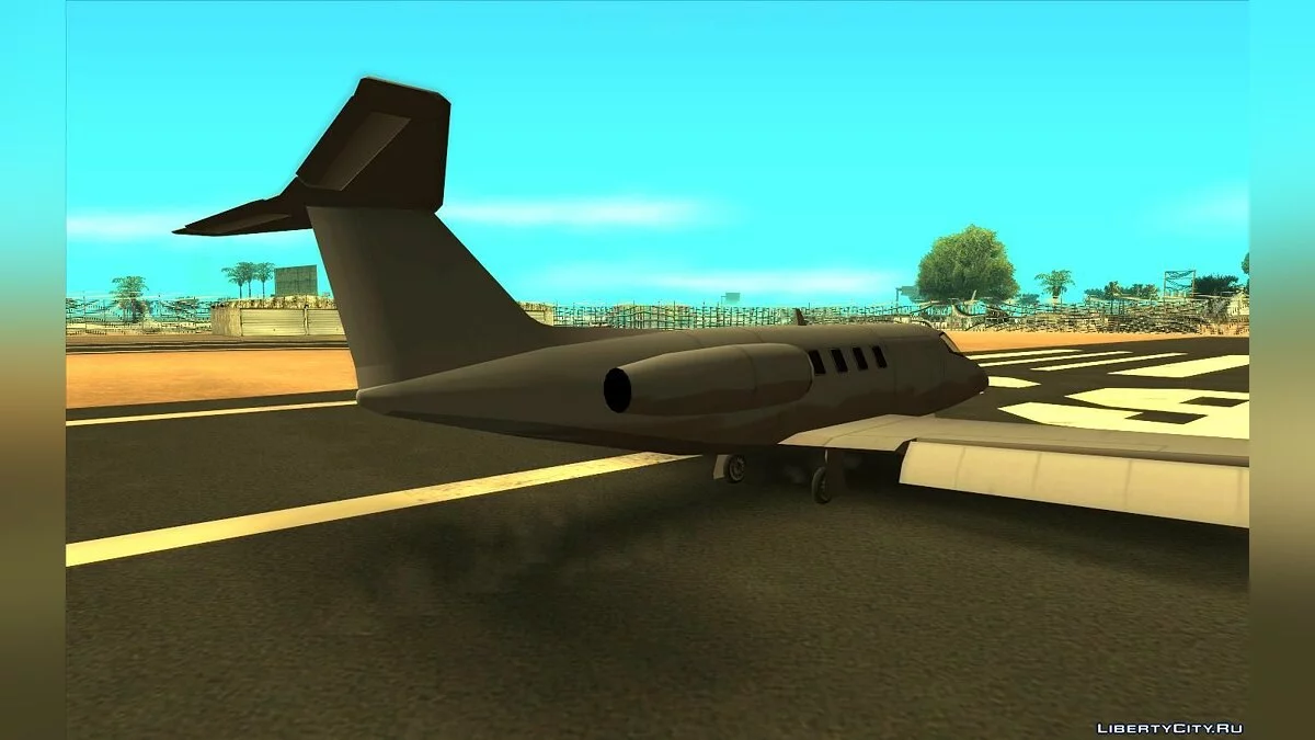 Airplane Tire Skid - Дым и звук во время посадки авиации v1.1 / GTA San Andreas