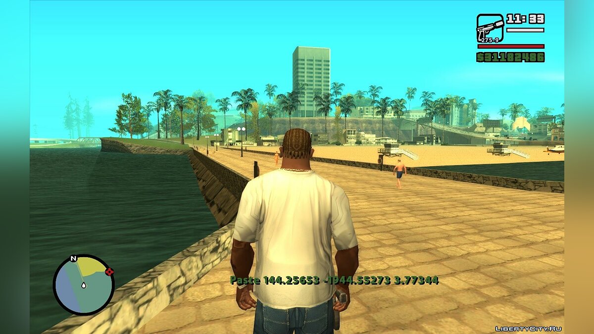 Скачать Clipboard Teleport - Телепорт с помощью буфера обмена для GTA San  Andreas