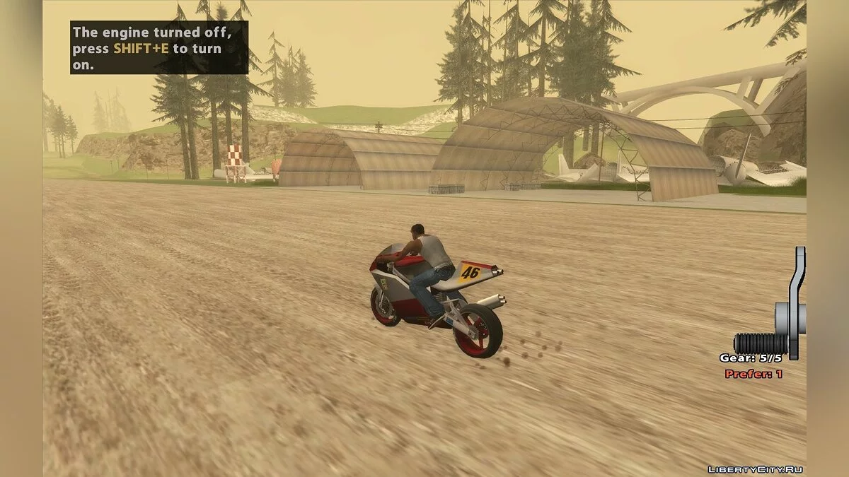 Переключать передачи с помощью мыши v0.4 / GTA San Andreas