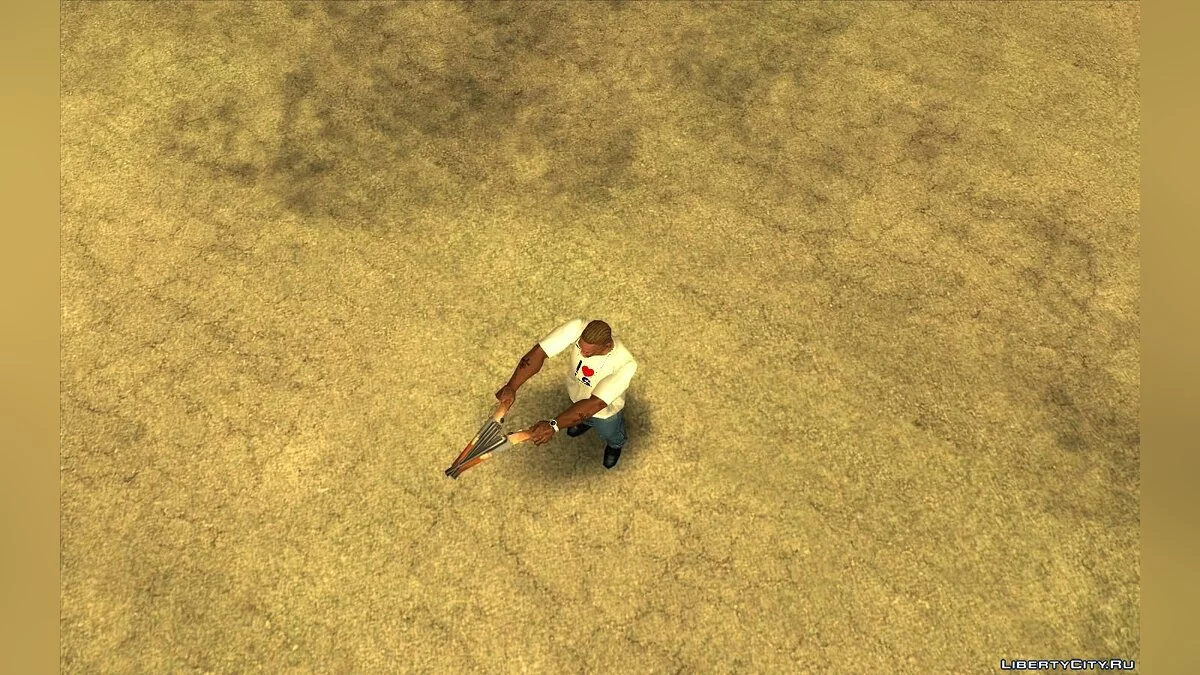 Вращать камеру во время прицеливания  / GTA San Andreas