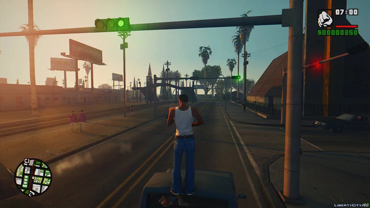 Турель режим в любом транспорте / GTA San Andreas