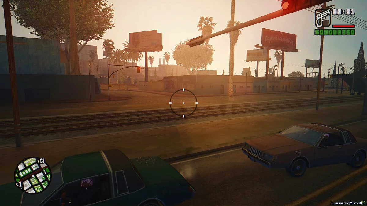 Турель режим в любом транспорте / GTA San Andreas