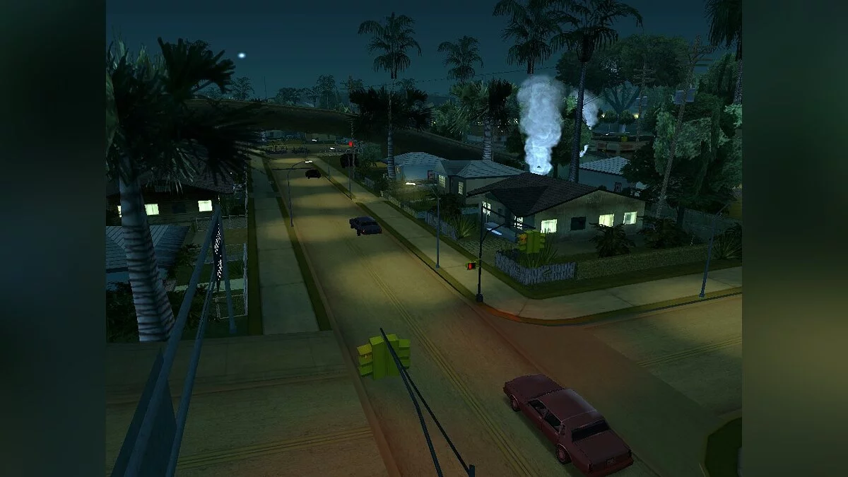 Атака Ballas на Grove Street / GTA San Andreas