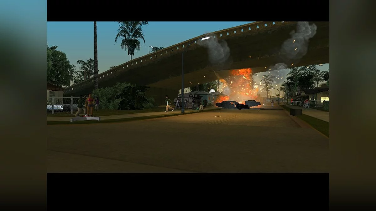 Атака Ballas на Grove Street / GTA San Andreas