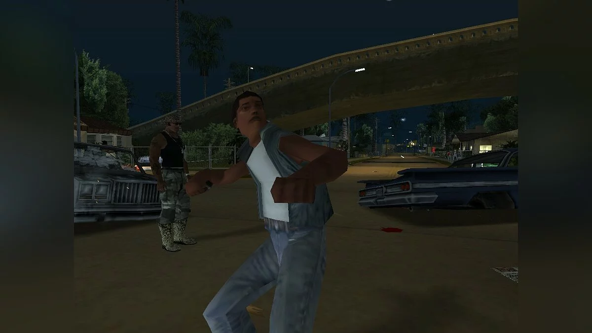 Атака Ballas на Grove Street / GTA San Andreas