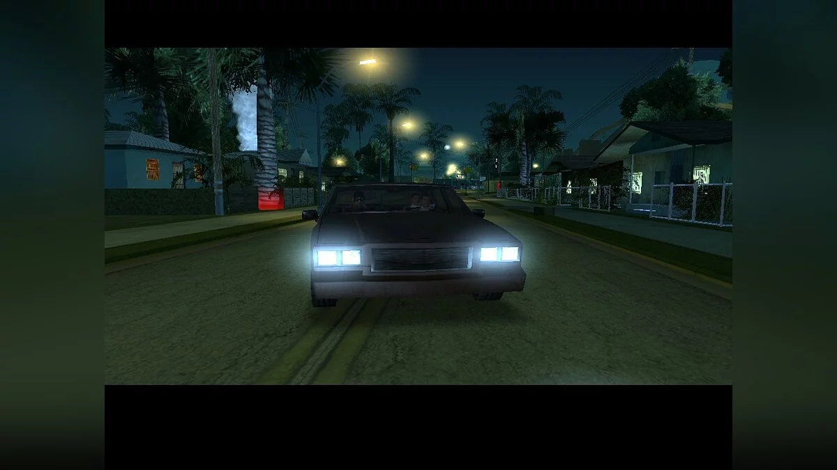 Атака Ballas на Grove Street / GTA San Andreas