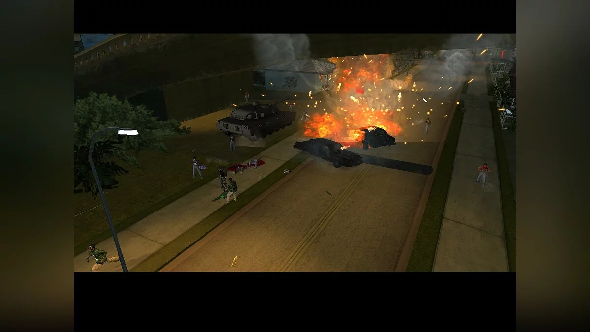 Атака Ballas на Grove Street / GTA San Andreas