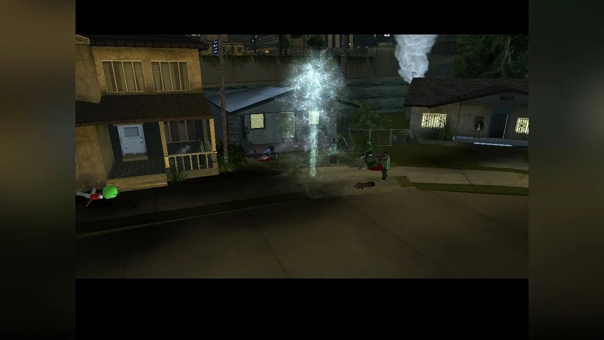 Атака Ballas на Grove Street / GTA San Andreas