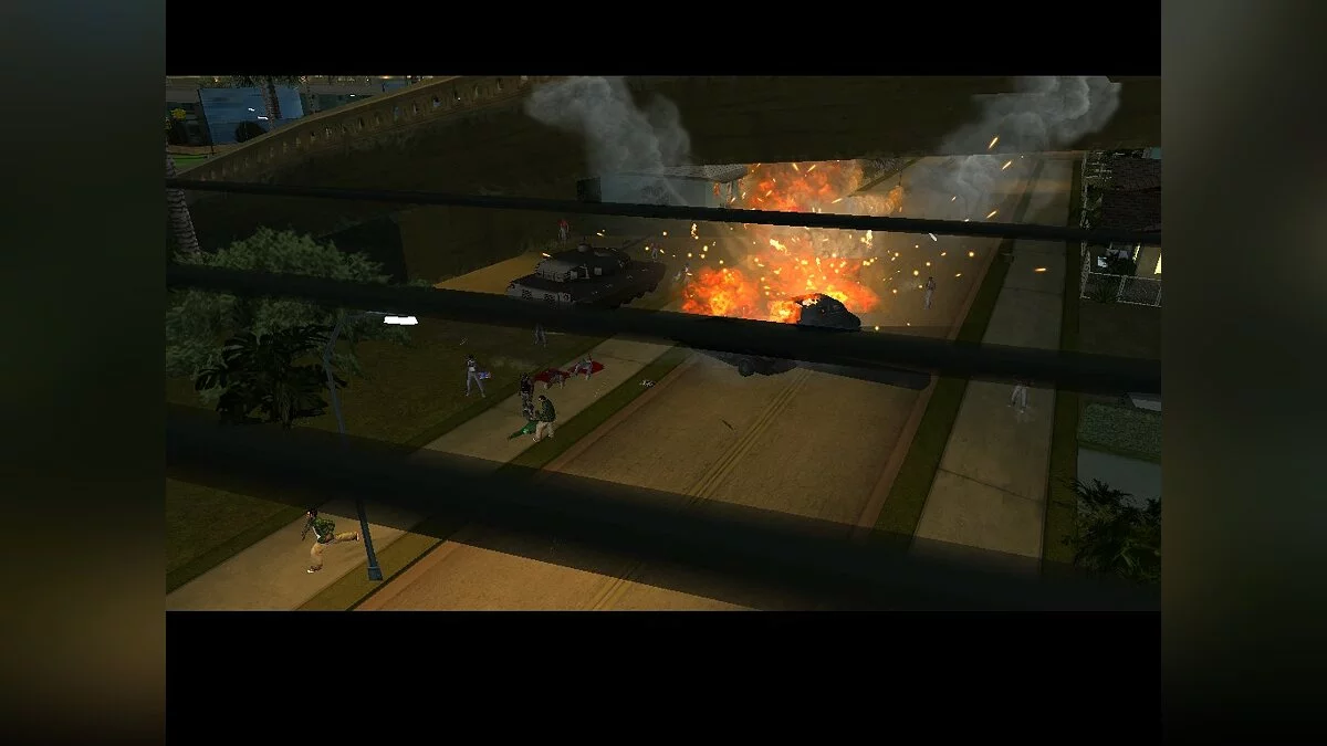 Атака Ballas на Grove Street / GTA San Andreas