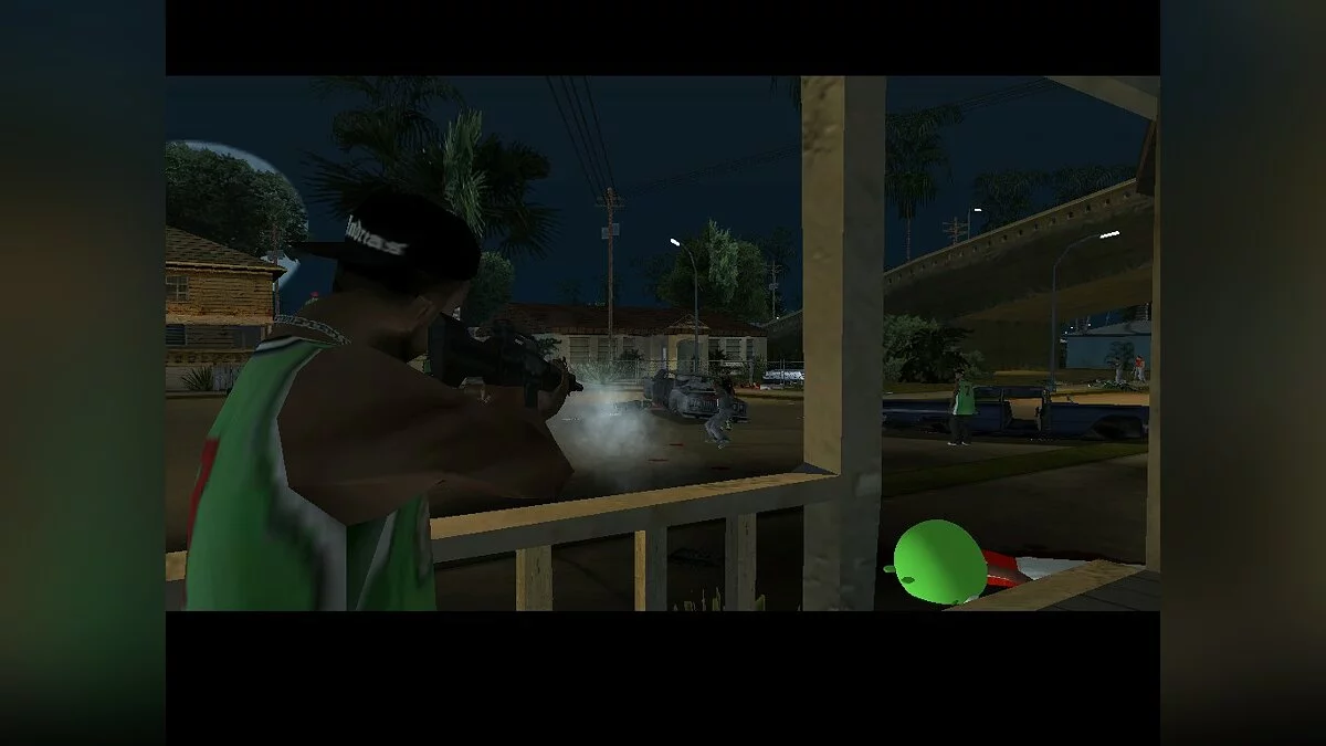 Атака Ballas на Grove Street / GTA San Andreas